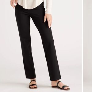 Doris Streich Elastic Waist High Waisted Straight Leg Pants Size 8